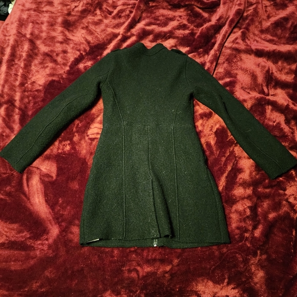 Diesel black 100% wool coat Women's Size S - Picture 8 of 13